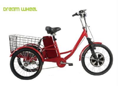 China 36V 350W 3 Wheel Electric Pedal Bike With Removable Battery for sale