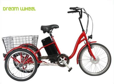 China Motor elétrico do triciclo 36V 350W da assistência grande do pedal da cesta do armazenamento com a bateria 36V removível à venda