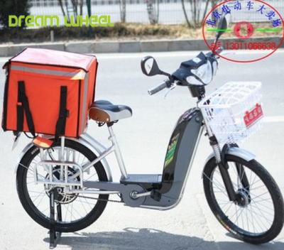 China 36V / 48V 350W Pedal Assist Electric Bike For Delivery Fast Food for sale