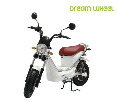 China White Electric Bike Scooter For Adults , 38km/H Pedal Assist And Throttle Ebike for sale