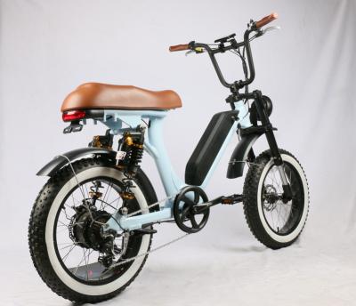 China 48V 500W 2022 Electric Fat Tire Bike, new design, fat tire, powerful 8 fun motor, both suspension for sale