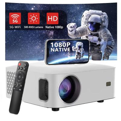 China 5.0 Inch LCD Display Durable 200W Portable Lightweight Home Cinema Mini Smart Projector for sale