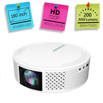 China LED Draagbare T269 Projector Full HD Lichtgewicht Projectieafstand 1,2m-3,6m Te koop