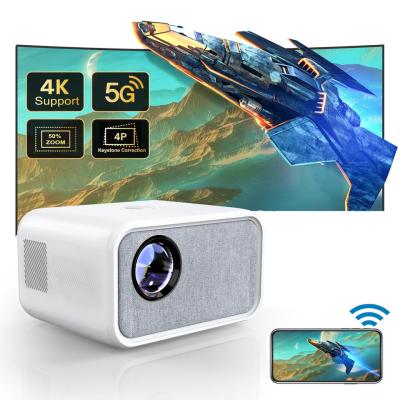 China Practical T5 Portable LED Projector , Multiscene Mini Projector 4K Android for sale