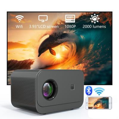 China Electric Focus LED+LCD HDMI Projector 200 lumens, Glasses-free 3D for sale