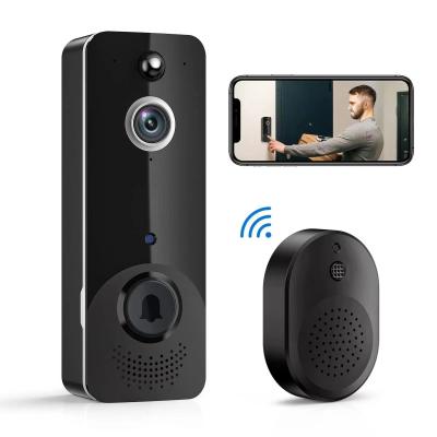 Китай M8 Black Smart Wireless Doorbell 720P Camera Smart AppDoor Bell Security Ring Дверный звонок для дома продается