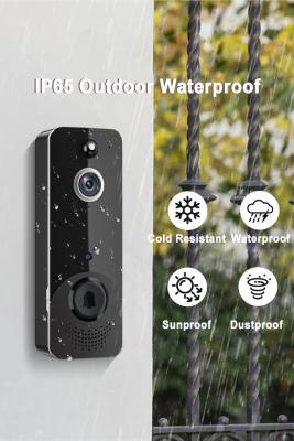 China Long Battery Life Wireless Intercom Ring Door Bell Waterproof 720P WIFI Remote Video Smart DoorBell Camera for sale