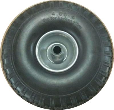 China ISO CCC 4 Inch Solid Toy Rubber Wheels 400-4 OEM 8302200000 for sale