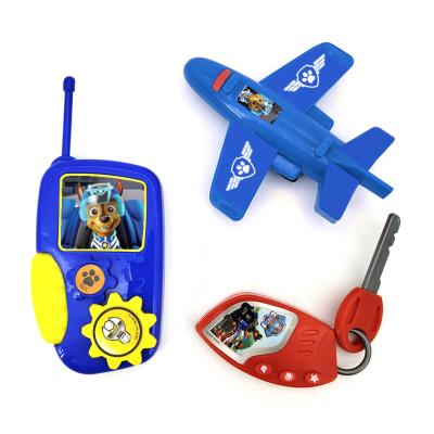 China Plastic Children Toy Set With Plane Intercom And Keys for sale