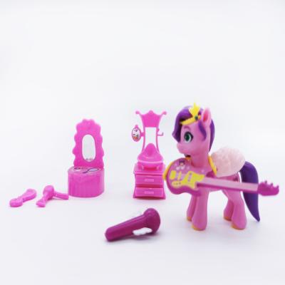 China Unisex Promotional Plastic Toys Pink My Little Pony Toy Set ISO GE for sale
