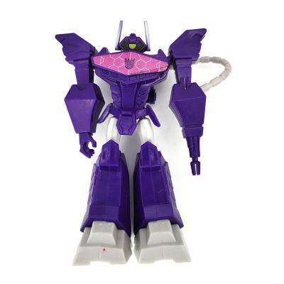 China Boys Favorite Purple Robot Toys PP ABS  Material For Playing Promotion for sale
