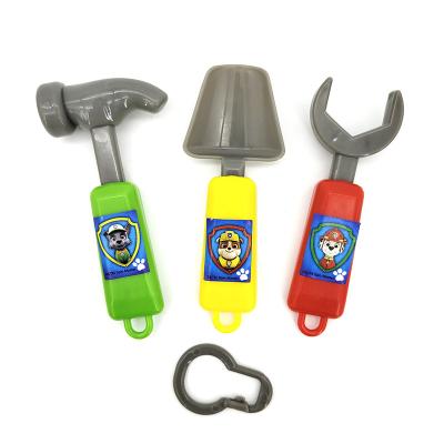 China Mini Tolls Promotional Plastic Toys , 5 pcs Kids Tool Set 29G for sale