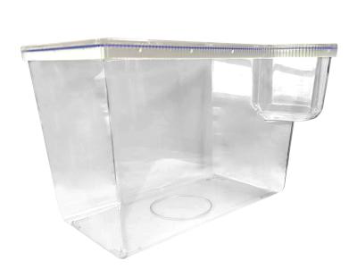China Clear Acrylic Curved Moulded Aquarium Tank HIPS  High Impact Polystyrene for sale