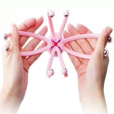 China Non Toxic Plastic Small Handheld Massager , OEM Mini Finger Massage Roller for sale