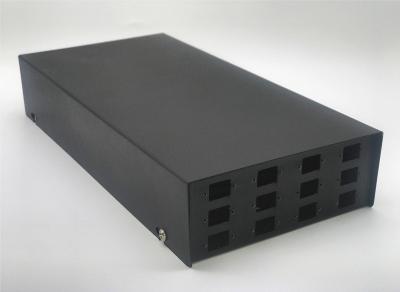 China High quality 12 port rack mount optical fiber patch panel for Cable Television for sale