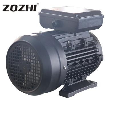 China HS100L2-4 4hp 3kw Hollow Shaft Electric Motor Three Phase For Car High Pressure Cleaner for sale