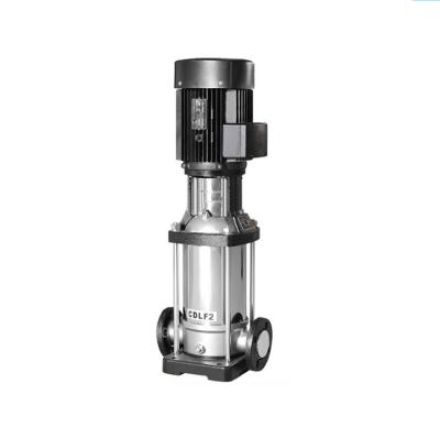 China CDLF Vertical Multistage Stainless Steel Centrifugal Water Pump With Coupling Drive for sale