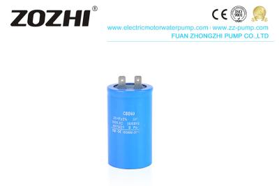 China Air Condition Easy Spare Parts 28UF 2 Pins 450V Blue PO Capacitors 50Hz~60Hz for sale