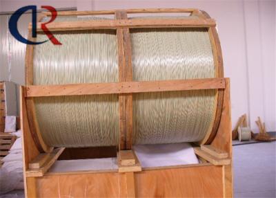China Pultruded FRP Strength Member For Optic Cable Plywood Reel Or Plastic Reel Pack for sale