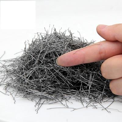 China Silvery Chopped Strand For Concrete Rpc Reinforce Non Secondary Steel Fiber Product for sale
