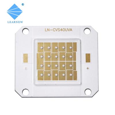 China Offset Printer 20W 50W 100W UV LED Chips 365nm 385nm 395nm 40x46MM for sale