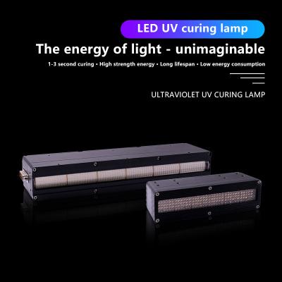 China UV System 600W 1200W 395nm SMD or COB chips AC220V QUARTZ GLASS LENS 120° UV Curing system for  High intensity curing for sale