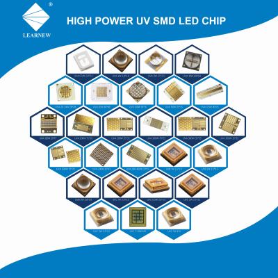 China UV LED Chip 365-395nm SMD 3W 50W High Power COB LED Chips 1W-600W UVA UVB UVC Op maat Te koop
