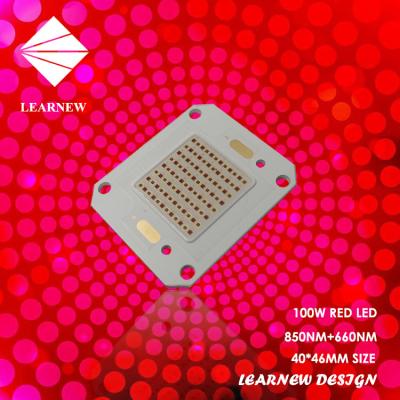 China 4046 IR LED Chips 100W 660nm 850nm Chip LED rojo Larga duración de vida en venta