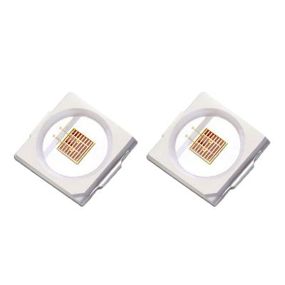 China 300mA 680nm SMD LED Chips 3.0*3.0mm SMD LED Diode Silica Sphere Surface for sale