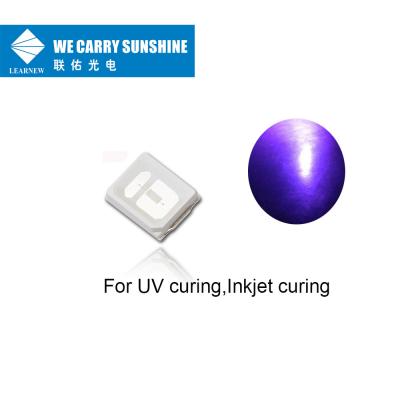 China ALN Coppering 0.5W UV COB LED 370nm 380nm UV LED Chips for sale