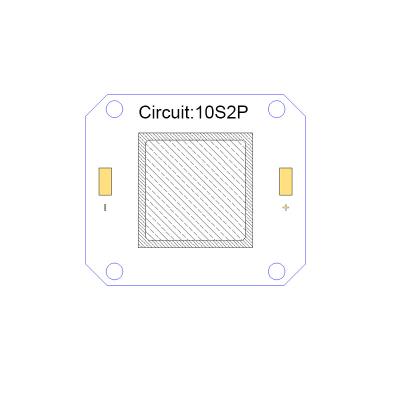 Chine 4046 50W plein spectre 395nm LED UV de l'ÉPI LED pour l'imprimante excentrée à vendre
