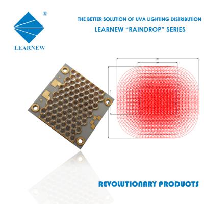 China Lente de vidro UV do diodo emissor de luz Chips With Quartz do alto densidade 200W 395nm à venda