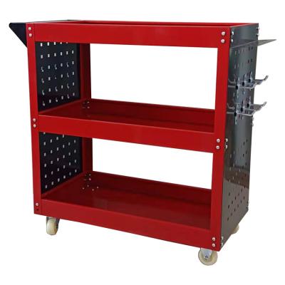 China Garage Metal Crs Plate Workshop Tool Trolley Cart for sale