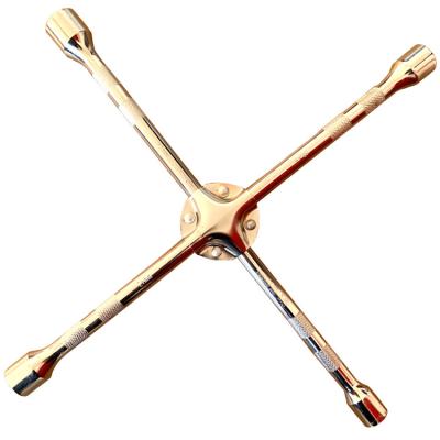 China Rotary Type 17mm Socket Cross Rim Wrench Car Tire Repair Tool for sale
