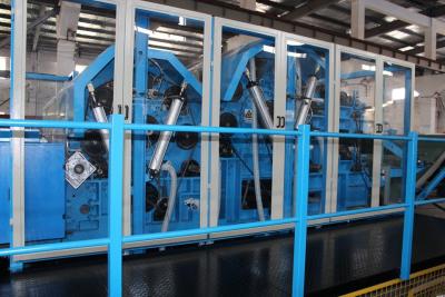 China Nonwoven Polyester Wadding Wool Carding Machine , Fiber Processing Equipment Double Doffer for sale