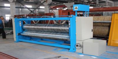 China High Performance 4m Fabric Calendering Machine Hot Rolling  For PET for sale