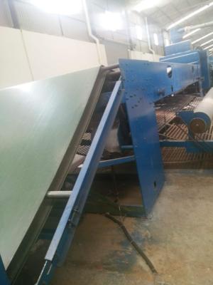 China as lãs azuis da cor ISO9001 de 9m nonoven o feltro de perfuração da agulha que faz a máquina à venda
