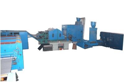 China High Capacity Soft Polyester Wadding Production Line / Felt Making Machine For Nonwoven for sale