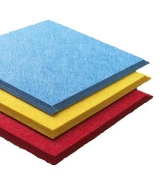 China a barreira acústica da fibra de vidro sustentável do alto densidade de 15mm almofada a prevenção da poeira à venda