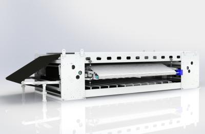 Chine machine de rodoir de croix de polyester de conception de 90m/Min New pour l'ouate avec les moteurs servo à vendre