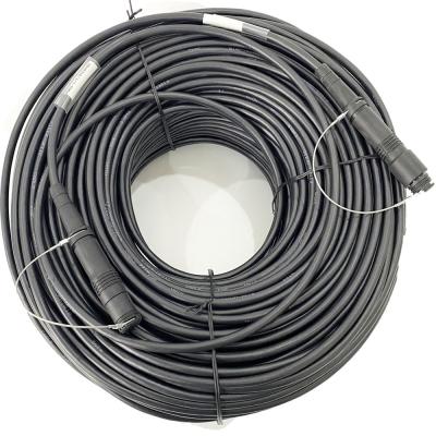 China armored Hybrid HD Camera Cable SMPTE311M Connector 100meter for sale