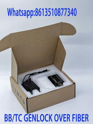Chine Genlock au convertisseur Genlock (BB/de fibre de CVBS/niveau tri) au-dessus du supplément optique de fibre (panneaux) avec Mini Size, module de w/SFP à vendre
