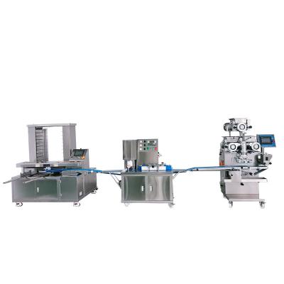 China Full Automatic P170 Double Fillings Stuffed Maamoul Mooncake Production Machine for sale