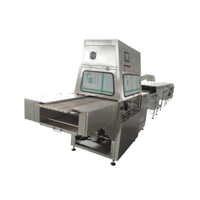 Chine Chocolat industriel de largeur de ceinture de 400MM enrobant la ligne à vendre à vendre