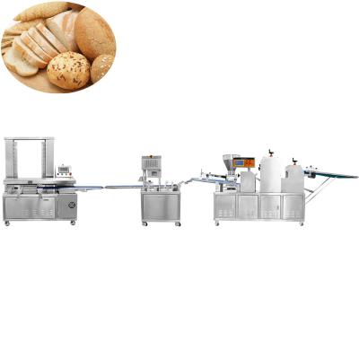 Chine Les hamburgers P886 automatiques ont bourré des petits pains grillent la chaîne de production de pain à vendre