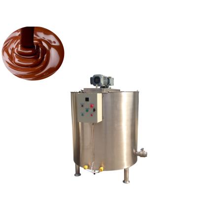 China 500L Electric heating pipes double jacketed chocolate melting tank for sale