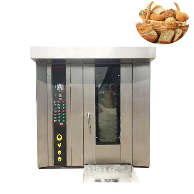 China Diesel Heating 16 Trays Rotary Baking Oven 380V Mini Electric Oven For Baking for sale