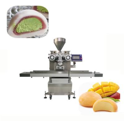 China P180 Automatic Double Mochi Ice Cream Filling Machine Aligning Encrusting for sale
