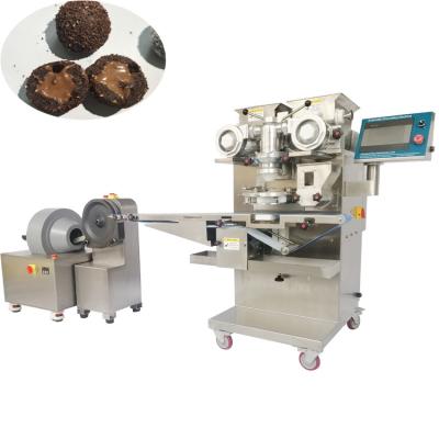 China Full automatic good feedback healthy peanut butter energy balls nut butter filled protein ball machine for sale