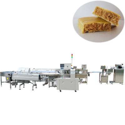 China Full automatic small chocolate protein bar fruit bar date bar machine with packing machine for sale